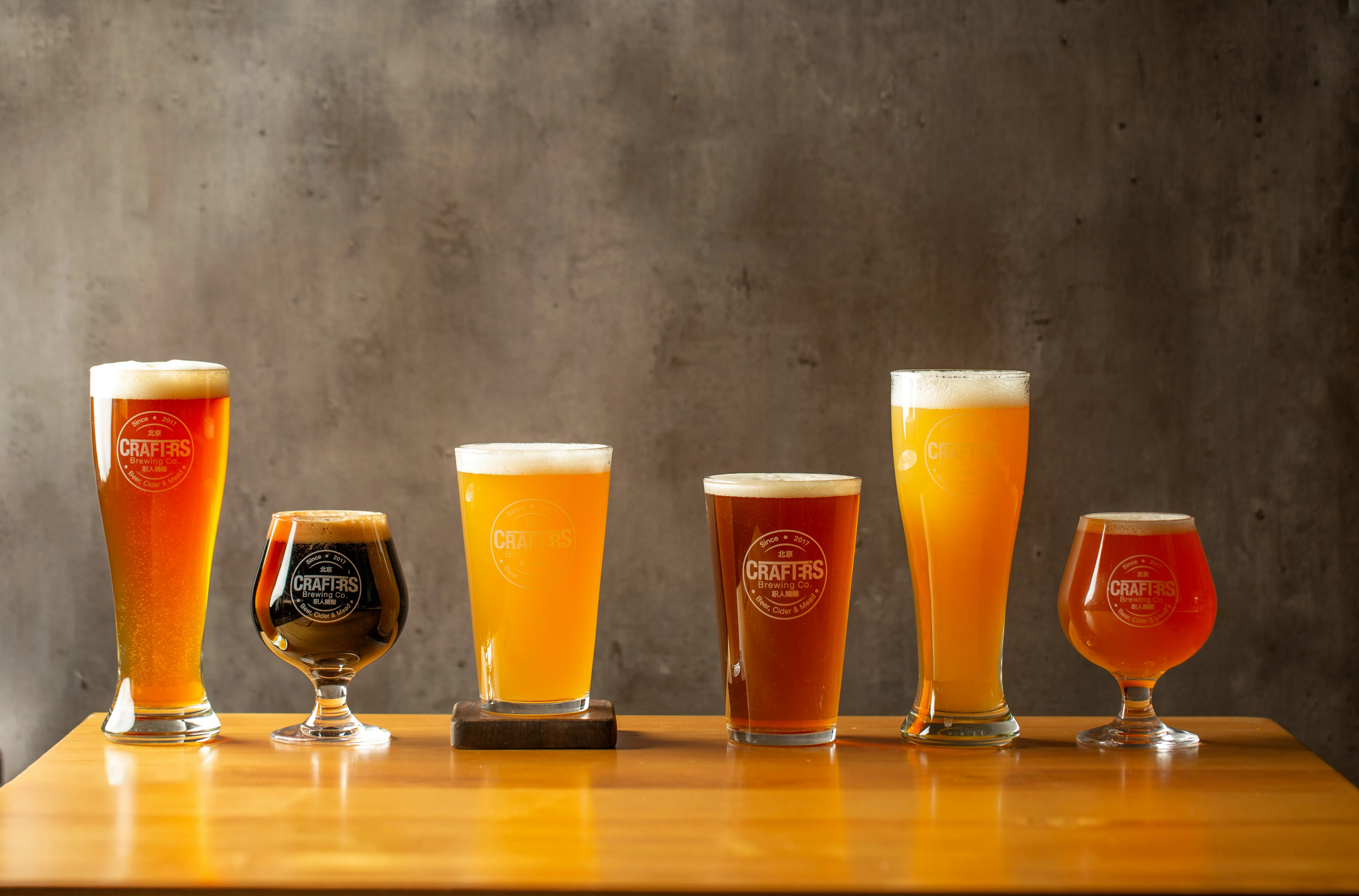 Sélection de bières craft